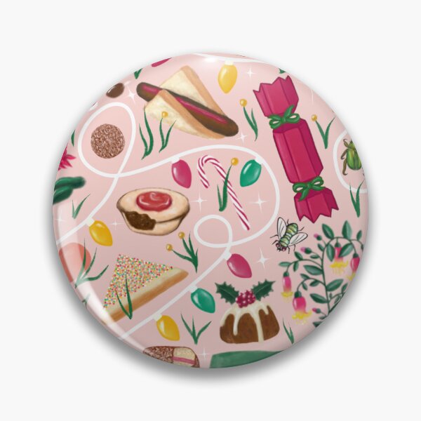 Item preview, Aussie Christmas Beetle’s Picnic | Pink designed and sold by makemerriness.