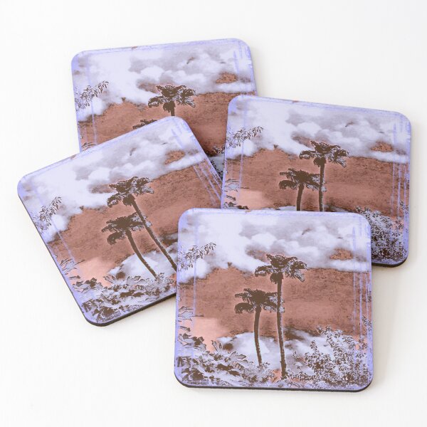 Item preview, Abstract landscape of Palm Trees and clouds by Iritof designed and sold by iritof.