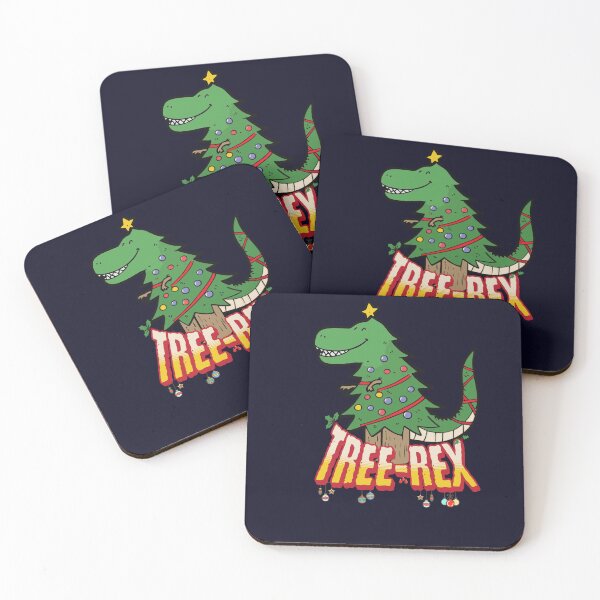 Item preview, Festive Dinosaur Christmas Tree-Rex designed and sold by Sir Meow Meow.