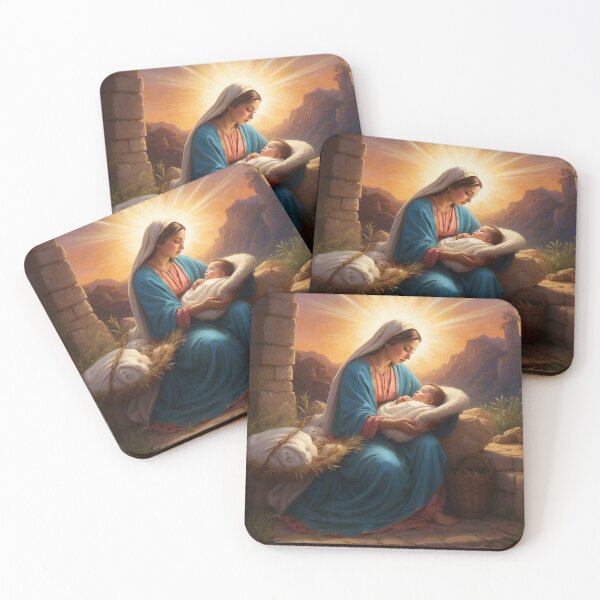 Item preview, Christmas Birth of Christ, Christian Art - Baby Jesus designed and sold by HeavenArtStudio.