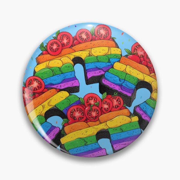 Item preview, Rainbow Bruschetta designed and sold by ComputerContent.
