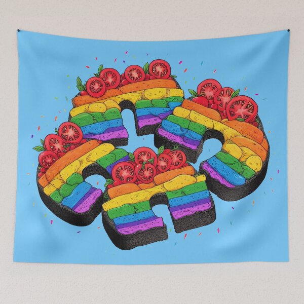 Item preview, Rainbow Bruschetta designed and sold by ComputerContent.