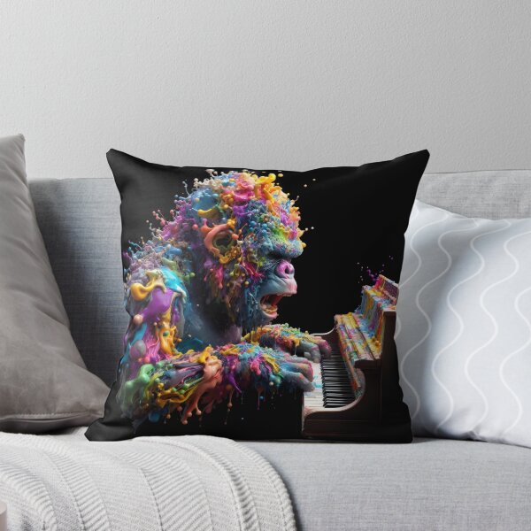 Item preview, Piano Gorilla Splatter Portrait designed and sold by fatbanana.