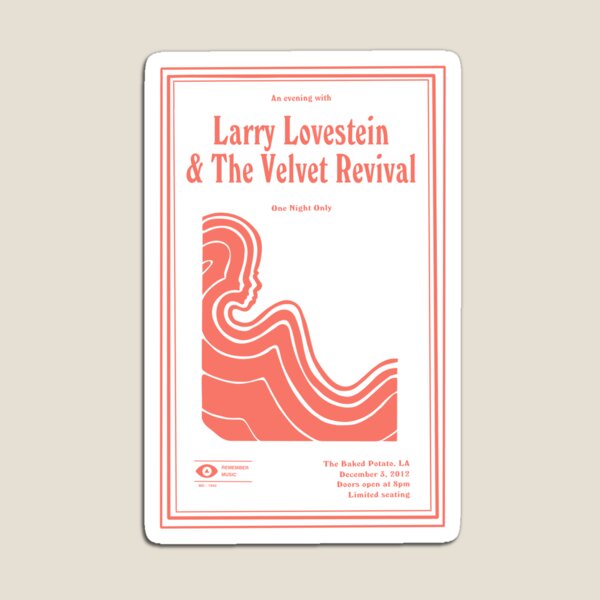 Item preview, Larry Lovestein & The Velvet Revival (in peach) designed and sold by mgold0pz.