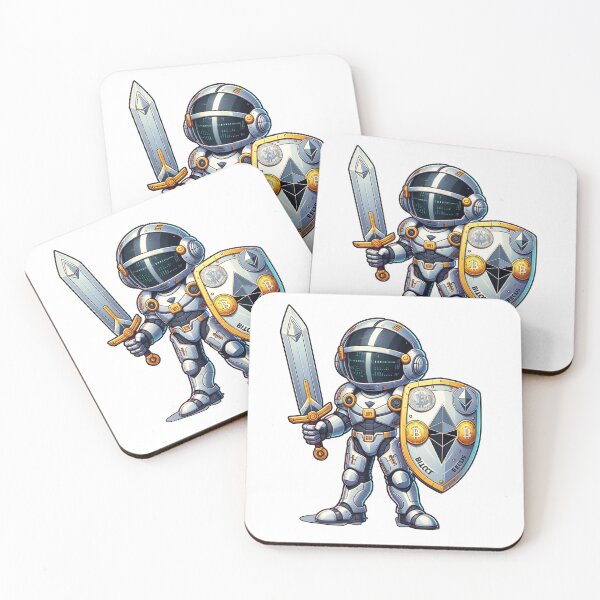 Item preview, Cartoon Cryptocurrency Knight designed and sold by kylmllr101684.