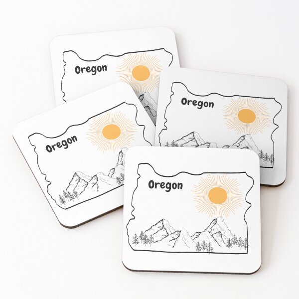 Item preview, Oregon sunset over the mountain range designed and sold by porchswings.