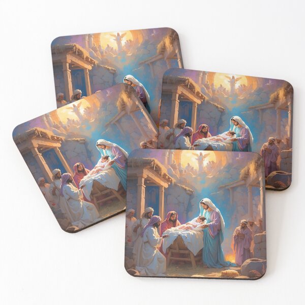 Item preview, Christmas Birth of Christ, Christian Art - Baby Jesus designed and sold by HeavenArtStudio.
