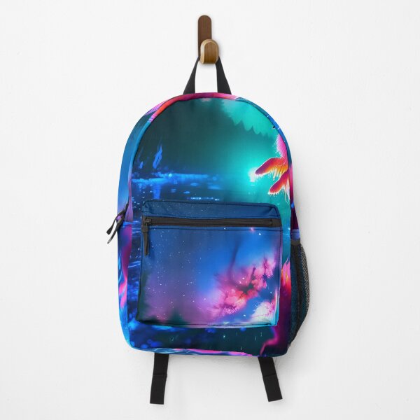 Item preview, Blacklight Style Pomeranian Luminous Leap - Vivid Canine Art designed and sold by Matt's Artificial Nature.