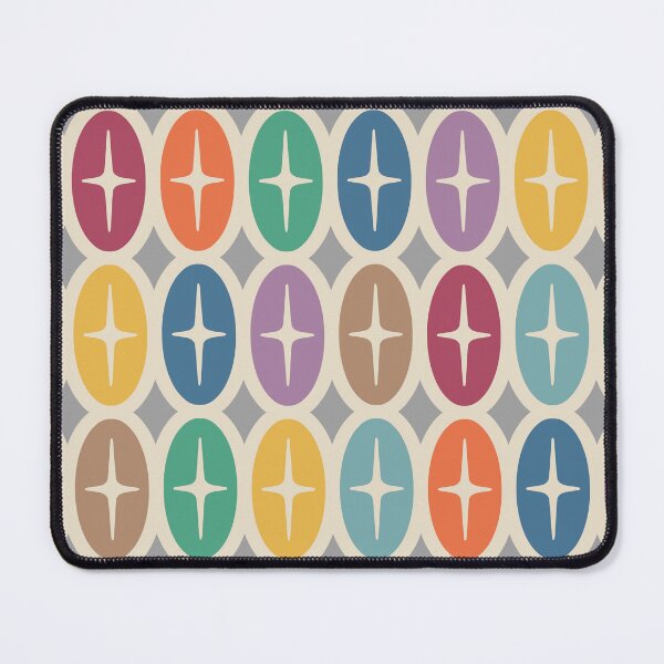 Item preview, Colorful Mid Century Modern Starburst Pattern designed and sold by tonymagnerart.