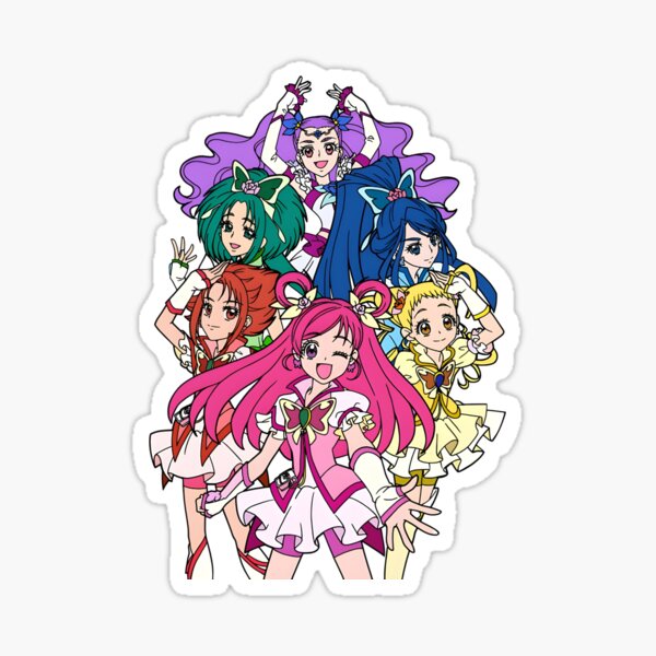 Yes Precure 5! Sticker for Sale by JealousIzabel