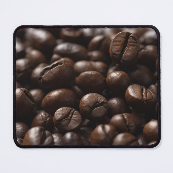 Item preview, Glossy, oily coffee beans close-up designed and sold by Sadia Jannat.