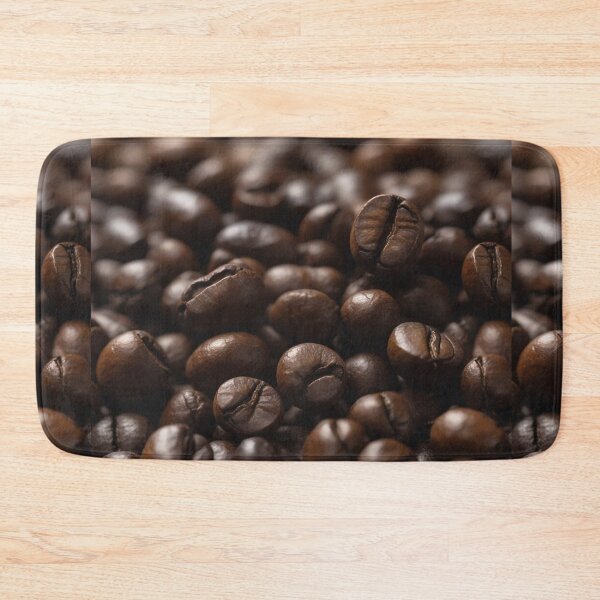 Item preview, Glossy, oily coffee beans close-up designed and sold by Sadia  Jannat.