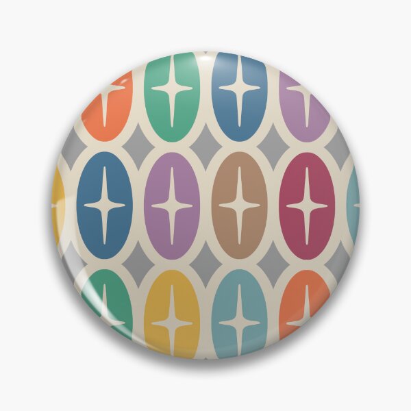 Item preview, Colorful Mid Century Modern Starburst Pattern designed and sold by tonymagnerart.