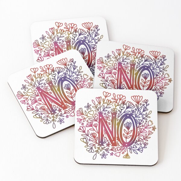 Item preview, No and Flowers designed and sold by Stephanie McRae.