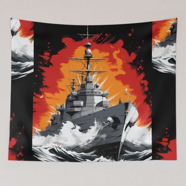 Item preview, Battle Ship: Unveiled Maritime Might designed and sold by Piotrek0001.
