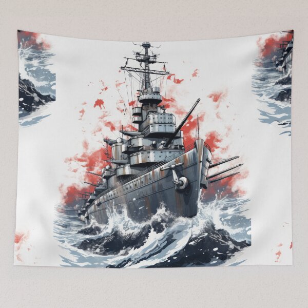 Item preview, Battle Ship: Unveiled Maritime Might designed and sold by Piotrek0001.