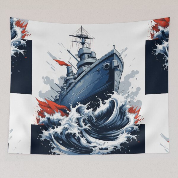 Item preview, Battle Ship: Unveiled Maritime Might designed and sold by Piotrek0001.