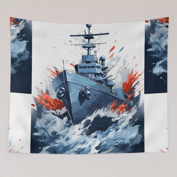 Item preview, Battle Ship: Unveiled Maritime Might designed and sold by Piotrek0001.