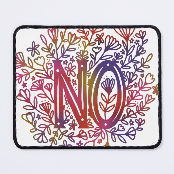 Item preview, No and Flowers designed and sold by Stephanie McRae.