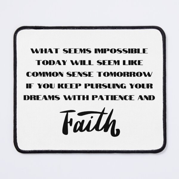 Item preview, What seems Impossible Inspirational Quote designed and sold by BeagleDesigns.