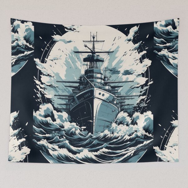 Item preview, Battle Ship: Unveiled Maritime Might designed and sold by Piotrek0001.