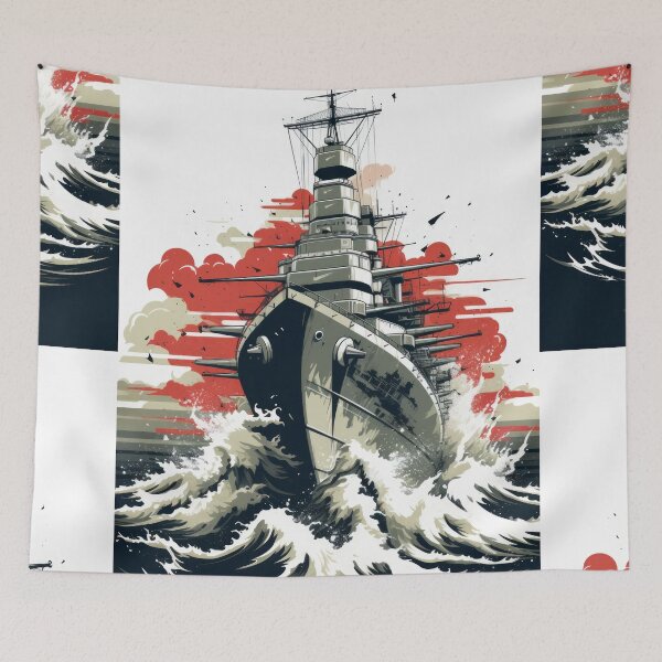 Item preview, Battle Ship: Unveiled Maritime Might designed and sold by Piotrek0001.