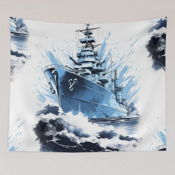 Item preview, Battle Ship: Unveiled Maritime Might designed and sold by Piotrek0001.