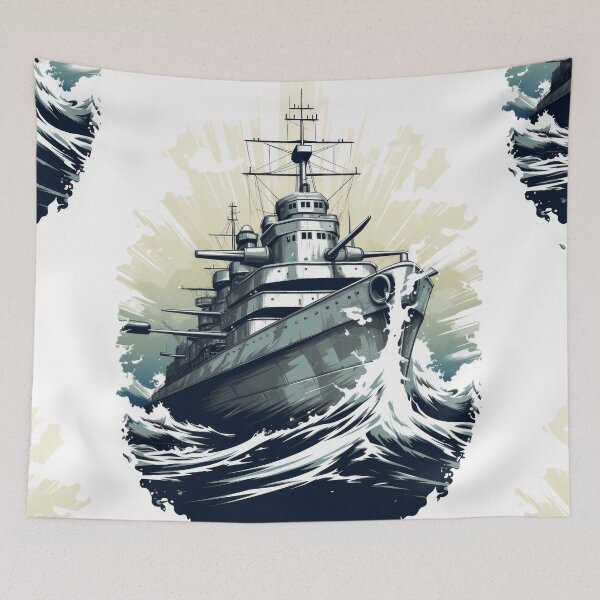 Item preview, Battle Ship: Unveiled Maritime Might designed and sold by Piotrek0001.