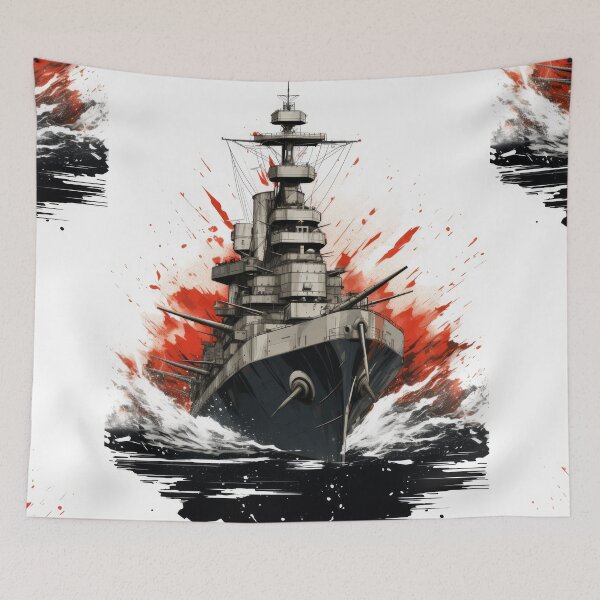 Item preview, Battle Ship: Unveiled Maritime Might designed and sold by Piotrek0001.