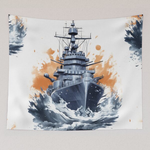 Item preview, Battle Ship: Unveiled Maritime Might designed and sold by Piotrek0001.