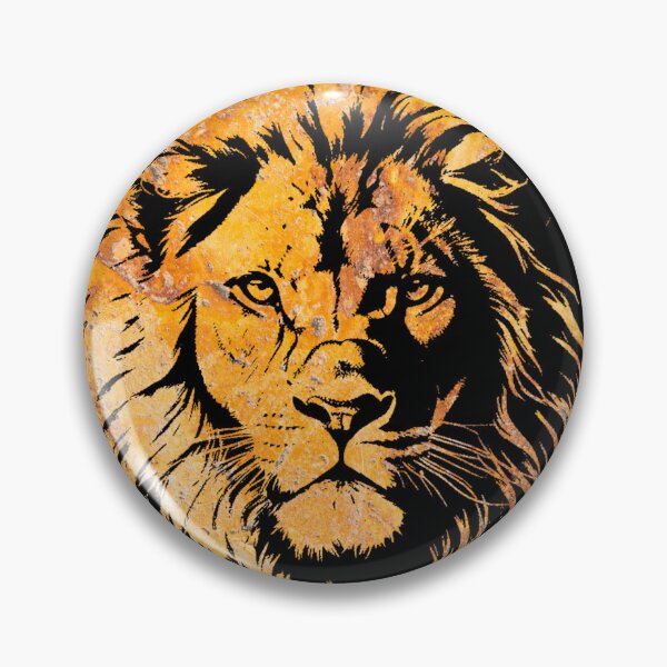 Item preview, Lion Head Silhouette on a Dark Background designed and sold by TGAL2.
