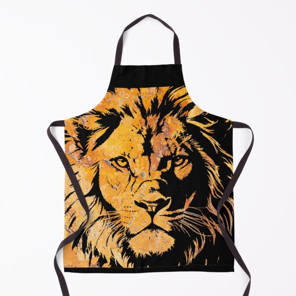 Item preview, Lion Head Silhouette on a Dark Background designed and sold by TGAL2.
