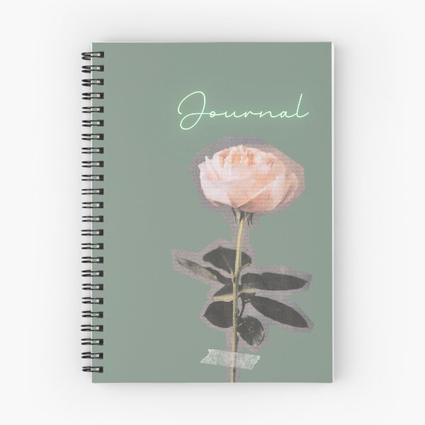 Aperçu de l'œuvre Journal - Couverture de fleurs séchées créée et vendue par LenasVersion.