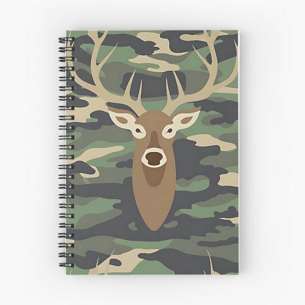 Item preview, Camouflage with deer repeating pattern designed and sold by EasyPrints337.