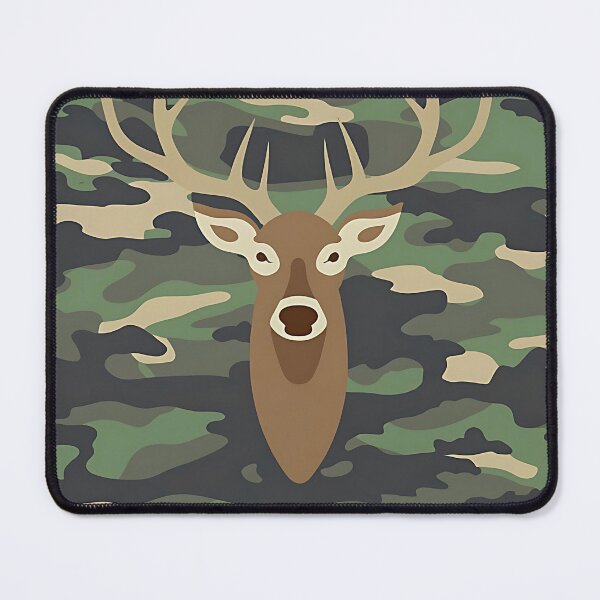 Item preview, Camouflage with deer repeating pattern designed and sold by EasyPrints337.