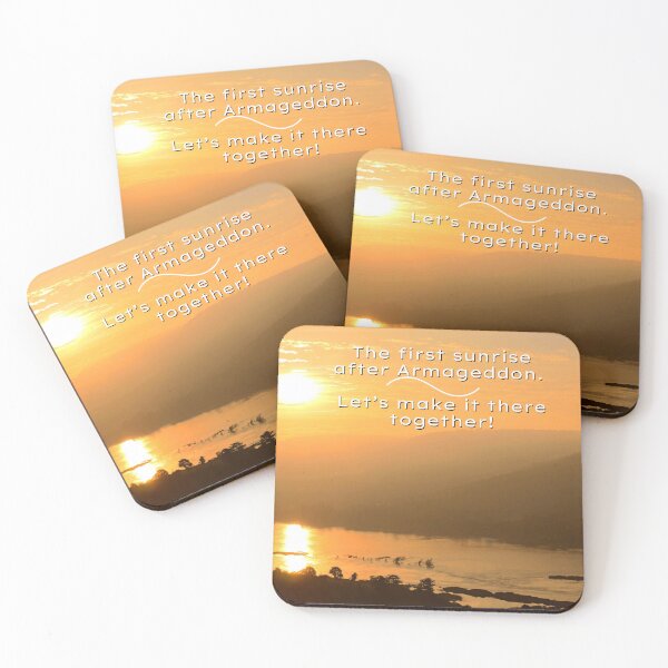 Item preview, The first sunrise after Armageddon. Let’s make it there together! designed and sold by GiftableGems.