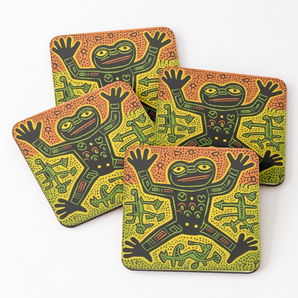 Item preview, Tribal Frog Dance designed and sold by JJ Eagle.