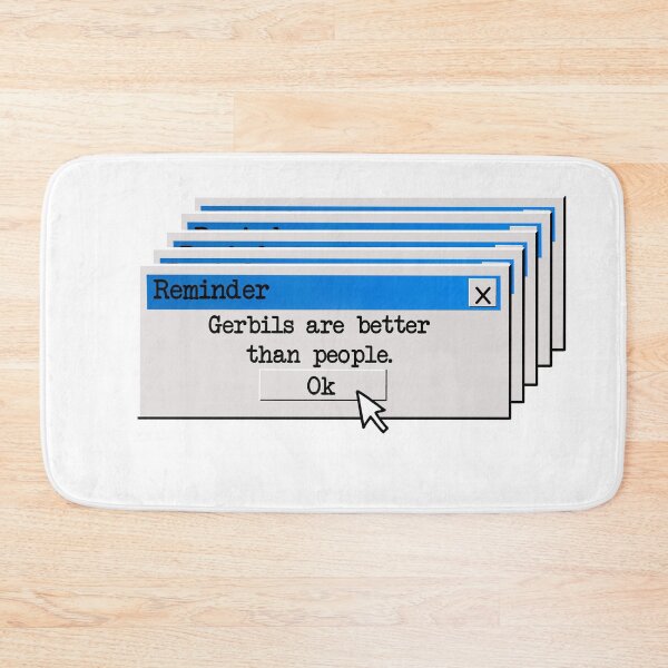 Item preview, Gerbils are better than people  designed and sold by Becky-Marie.
