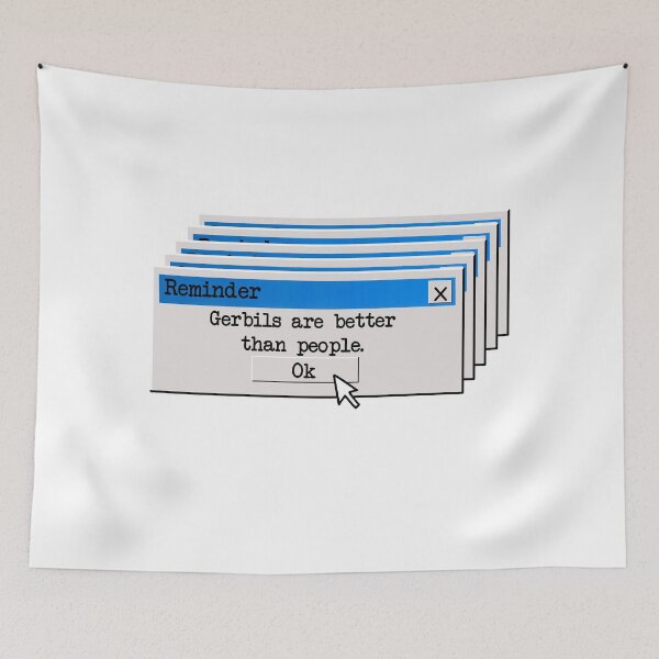 Item preview, Gerbils are better than people  designed and sold by Becky-Marie.