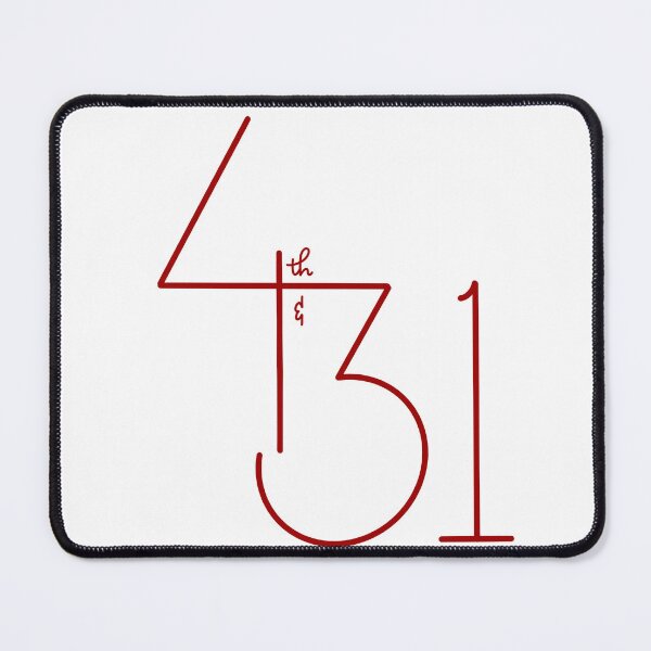 Item preview, 4th & 31 - Cursive Stacked designed and sold by pdaniels.
