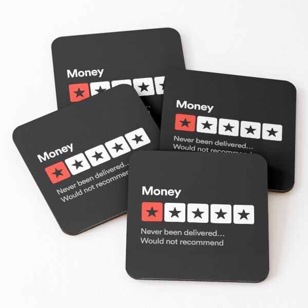 Item preview, Money, Never been delivered… Sarcastic one star review design designed and sold by MindenBrings.
