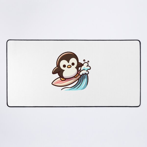 Item preview, Surf's Up Penguin Catching the Waves designed and sold by UmbrellaStudio1.