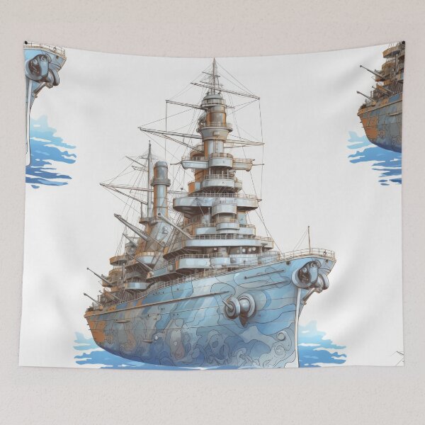 Item preview, Battle Ship: Unveiled Maritime Might designed and sold by Piotrek0001.