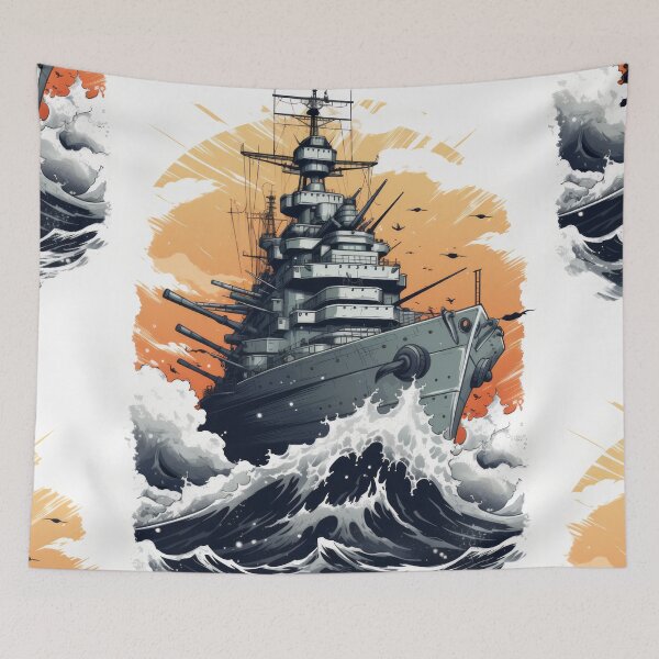 Item preview, Battle Ship: Unveiled Maritime Might designed and sold by Piotrek0001.