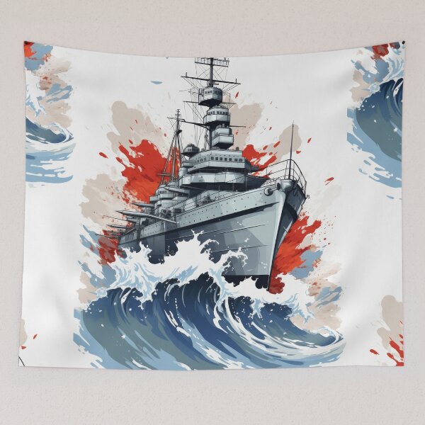 Item preview, Battle Ship: Unveiled Maritime Might designed and sold by Piotrek0001.