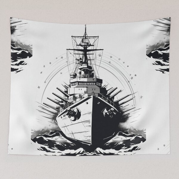 Item preview, Battle Ship: Unveiled Maritime Might designed and sold by Piotrek0001.