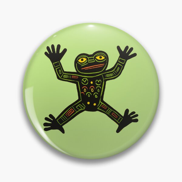 Item preview, Tribal Haring Frog designed and sold by JJ Eagle.