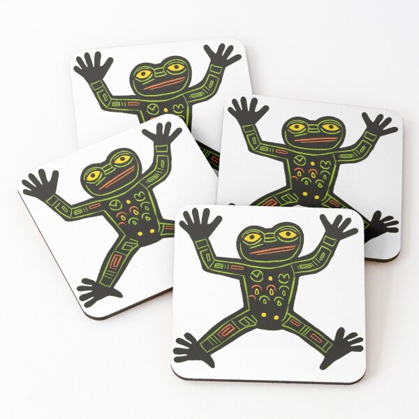 Item preview, Tribal Haring Frog designed and sold by JJ Eagle.