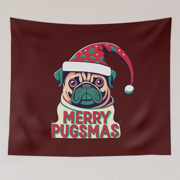 Item preview, merry pugmas designed and sold by jkrphoto.
