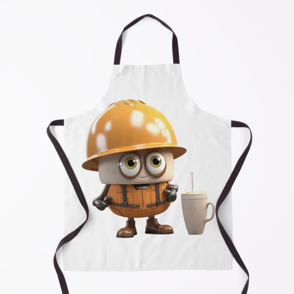 Item preview, Cartoon construction worker designed and sold by pawmad.